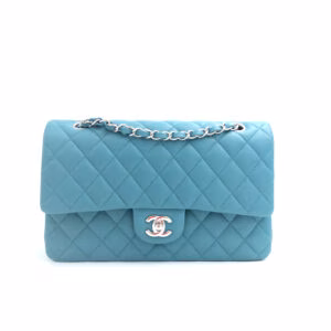 borsa-chanel-timeless-media-turchese-usata-originale