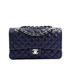 borsa-chanel-classica-caviar-blu