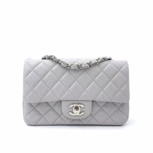 chanel-timeless-mini-bag-light-grey-second-hand