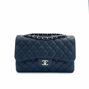 chanel-timeless-jumbo-bag-black-caviar-silver