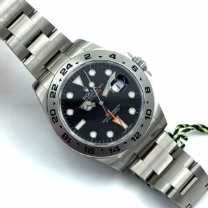 orologio-rolex-explorer II-secondo-polso-acciaio-nero