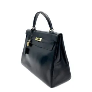 borsa-hermes-kelly-vintage-nera-lato