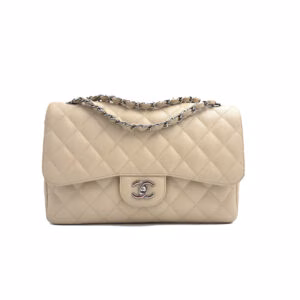 borsa-chanel-timeless-jumbo-beige-caviar-usata