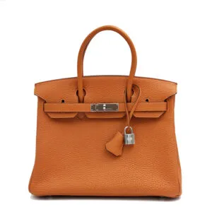 borsa-hermes-birkin-30-arancione-togo