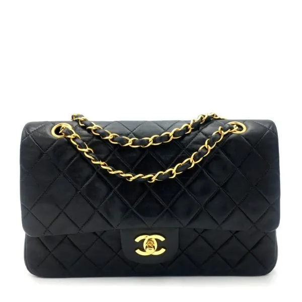 Borsa-chanel-vintage-timeless-media-nera