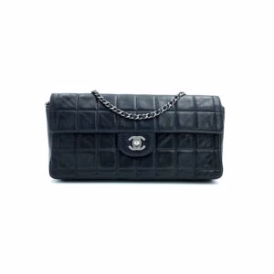 chanel-east-west-bag-black-lambskin-second-hand