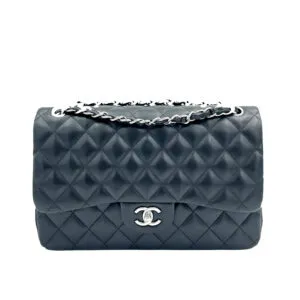 chanel-bag-second-hand-jumbo-black-lambskin