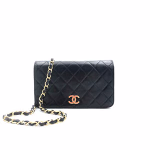 chanel-mini-flap-vintage-black