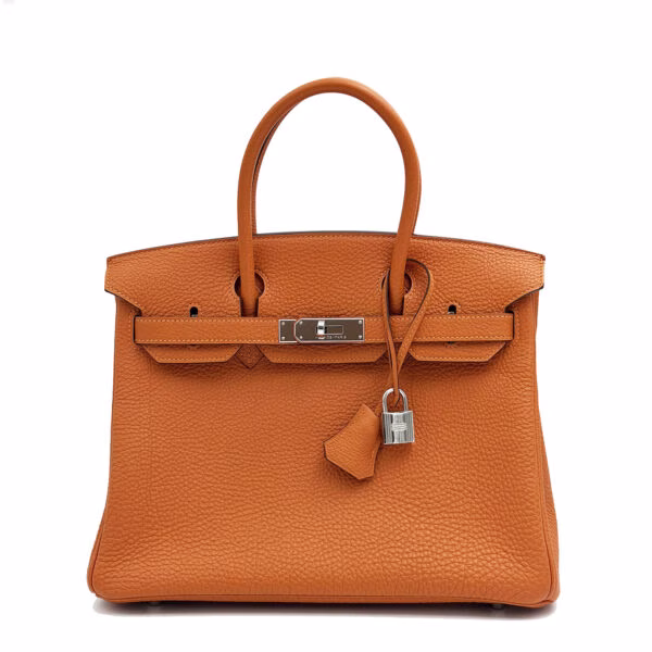 borsa-hermes-birkin-30-arancione-togo