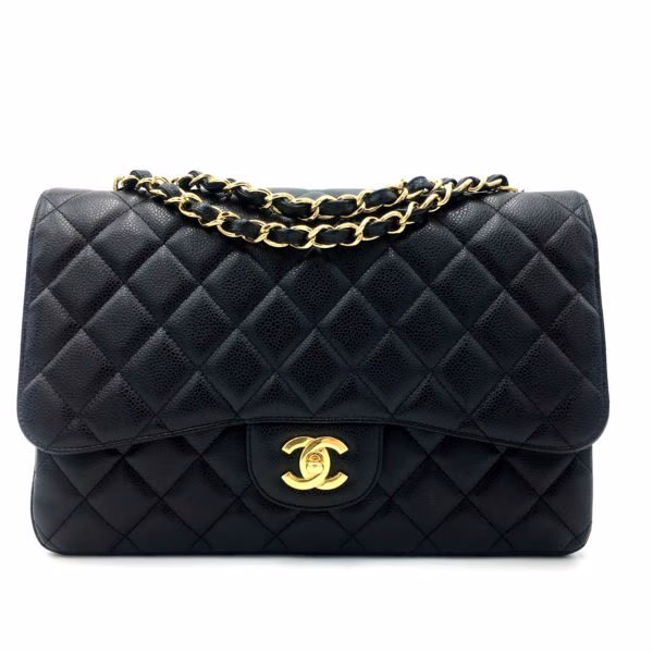 chanel-bag-timeless-jumbo-secondhand-caviar-leather