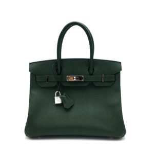 hermès-birkin-30-bag-used-green