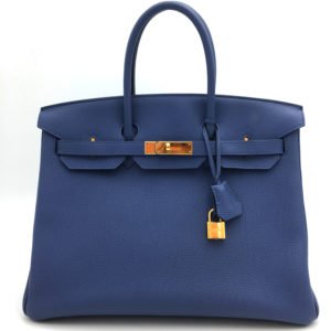 hermès-bag-birkin35-bleu brighton-used-prewoned