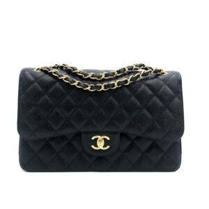 chanel-timeless-black-caviar-bag-second-hand