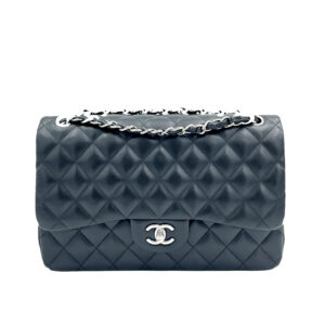 chanel-bag-second-hand-jumbo-black-lambskin